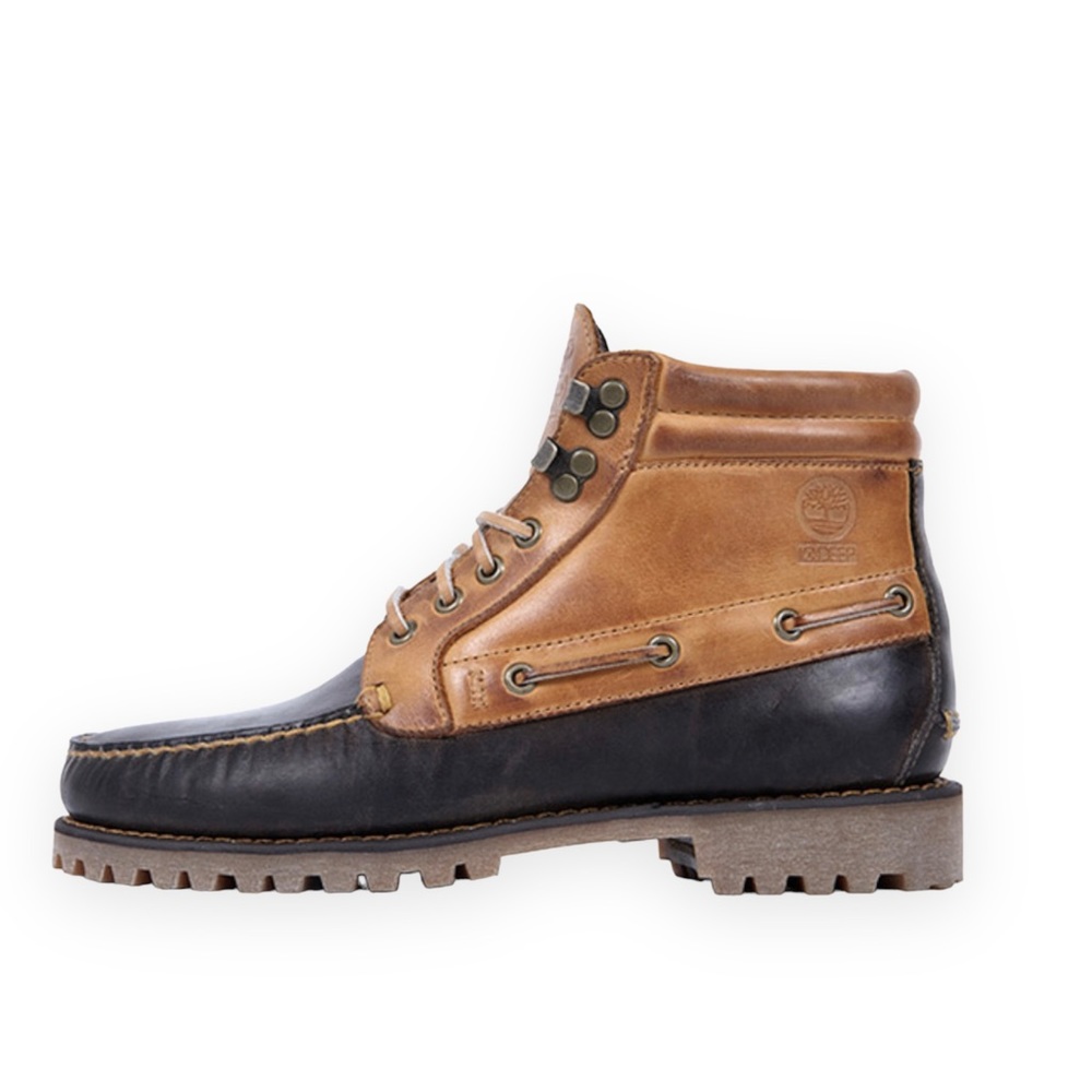 Timberland 10. Deep The Mighty Duck Boots Waterproof Brown Leather Size 10.5
